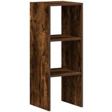 vidaXL Knjižna omara zložljiva dimljeni hrast 30x30x80 cm inž. les | Shoptok.si