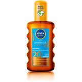 Nivea sun protect & bronze oil spray SPF20 vodoodporno olje za zaščito pred soncem 200 ml | Shoptok.si