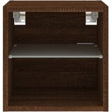  Zidni TV ormarići LED 2 kom smeđa boja hrasta 30 x 28,5 x 30 cm | Eponuda.com