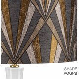 Elstead MILO-AB-TL-VOGPB - Stona lampa MILO 1xE27/60W/230V siva/zlatna | Eponuda.com