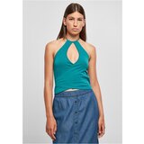 UC Ladies Ladies Short Wrapped Neckholder Top watergreen | shoptok.hr