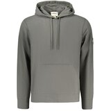 Calvin Klein muška hoodie dukserica sa središnjim džepom sivozelena | shoptok.hr