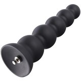 HiSmith HSA13 Silicone Anal Beads Dildo with 5 Smooth Balls KlicLok M 23cm Black | shoptok.hr