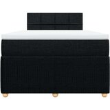  Krevet box spring s madracem crni 120 x 190 cm od tkanine | shoptok.hr
