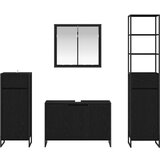  Set namještaja za kupaonicu Zidne Crni hrast Konstruirano drvo | shoptok.hr