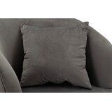 Mauro Ferretti Siv žameten fotelj Silvery – | Shoptok.si