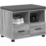  Klupa za hodnik s jastukom Sivi Sonoma 60 x 38 x 46 cm | shoptok.hr