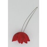 Luance traka za zavese sa magnetom tulipe crveno/crna Cene