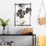 Wallity zidna dekoracija Shannan 2, 50x70x4cm, Crna u