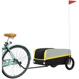 Prikolica za bicikl crno-žuta 30 kg željezna | shoptok.hr