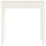  Konzolni stol bijeli 80 x 40 x 75 cm od masivne borovine | shoptok.hr
