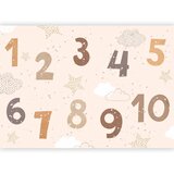  Foto tapeta - Numbers Among Snowflakes 400x280 Vodootporna | shoptok.hr