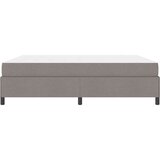 vidaXL Postelja z vzmetnico Taupe, Črna 180 x 200 cm | Shoptok.si