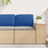 vidaXL Zunanja blazina Kraljevo modra Poliester Srednja | Shoptok.si