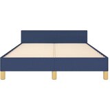  Za krevet s uzglavljem plavi 120 x 200 cm od tkanine | shoptok.hr