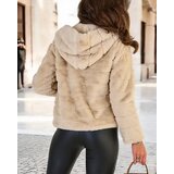 Resti Beige women's imitation fur jacket | Eponuda.ba