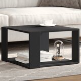  Stolić za kavu crni 51,5x51,5x30 cm od konstruiranog drva | shoptok.hr