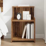 vidaXL Ormarić za krevet Staro drvo 40 x 35 x 60 cm Iverica | shoptok.hr