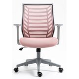  Uredska stolica Q-320 - Tkanina - siva/roza | shoptok.hr