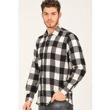 Dewberry G729 MEN'S PLAID SHIRT-BLACK | Shoptok.si