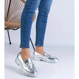 Gemre Silver classic loafers with Amikol embellishment | shoptok.hr