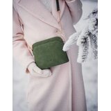 Vuch Crossbody torba Mini Fossy Suede Green, 17 x 20 cm | shoptok.hr