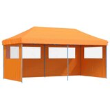 Šator za svadbe - šator za zabave Narančasta 292 x 580 x 315 cm Oxford tkanina - Narančasta s dvije bočne zidove Da | shoptok.hr