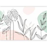  Foto tapeta - Leaves in Pastels 200x140 | shoptok.hr