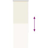 vidaXL Rolo zatemnjena umazano bele 60x130 cm tkanina širina 55,7 cm | Shoptok.si