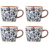 Bloomingville Plave/krem šalice u setu 4 kom glinene 300 ml Figuria – Cijene
