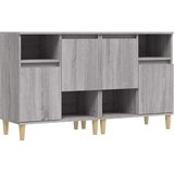  Komoda 2 kosa siva sonoma 60x35x70 cm inženirski les | Shoptok.si