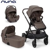 Nuna® dječja kolica 3u1 demi™ next s rolkom + arra™ flex chestnut | shoptok.hr