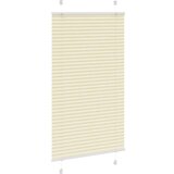 vidaXL Plisirana roleta krem 70x100 cm širina tkanine 69,4 cm | shoptok.hr