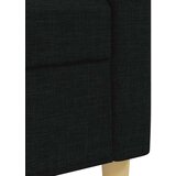 vidaXL 3-dijelni set sofa s tabureom crni od tkanine | shoptok.hr