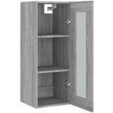 Viseći Viseča stenska omarica siva sonoma 34,5x34x90 cm, (20654824) | Shoptok.si