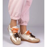 Gemre Beige sneakers with colorful laces Bekki | shoptok.hr