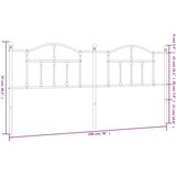 Metalno zamjensko uzglavlje bijelo 193 cm | shoptok.hr