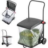 KADAX Vrtni koš za listje, travo in odpadke na kolesih, 80 l ogrodje, (5000362639) Cene