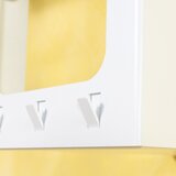 Spinder Design Bijela željezna zidna vješalica s policom 100 cm Luno Small – | shoptok.hr