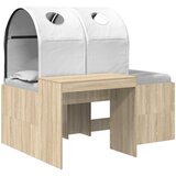 Krevet s Tunnels 3 kom. Artisian hrast i bijela | Eponuda.com