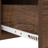 vidaXL Noćni Ormari s ladicama 2 pcs Smeđi hrast 30 x 48 x 61 cm | shoptok.hr