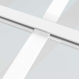  Klizna vrata od mutnog stakla ESG i aluminija 76x205 cm bijela | shoptok.hr