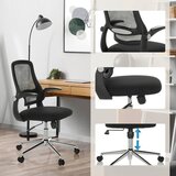 MID.YOU Pisarniški Stol Miko B Eco, Črna | Shoptok.si