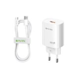 BAVIN punjač 22.5w Usb A + kabl Type C bela | ePonuda.com
