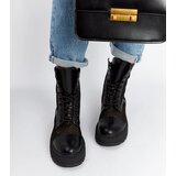 Gemre Waldeck Women's Black Lace-Up Ankle Boots with Cutouts | ePonuda.com