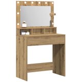 Toaletni stol s policom Umjetnički hrast 75,5 x 41 x 135 cm | shoptok.hr