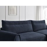 Bobochic Paris Temno modra kotna sedežna garnitura Aden – | Shoptok.si