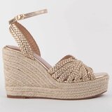 Leindia Espadrile 102964 Pozlačena | Shoptok.si