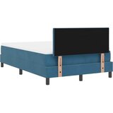  LED Box Spring Krevet Tamno plava 120 x 190 cm Baršun | shoptok.hr