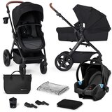 Kinderkraft Kolica 3u1 A-Tour (Mink) Black